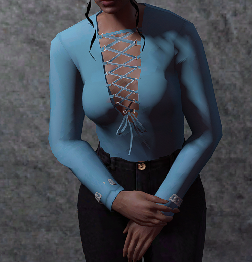 Cropped Knoten Shirt - 7