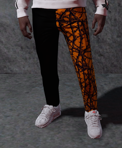Kürbis Kostüm Hose