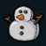Plüsch Schneemann