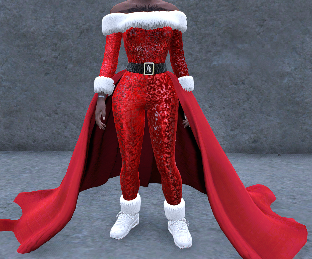 Ms. Claus mit Schleppe 1