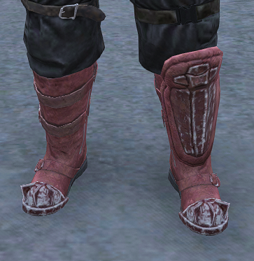 Rote Raider-Stiefel
