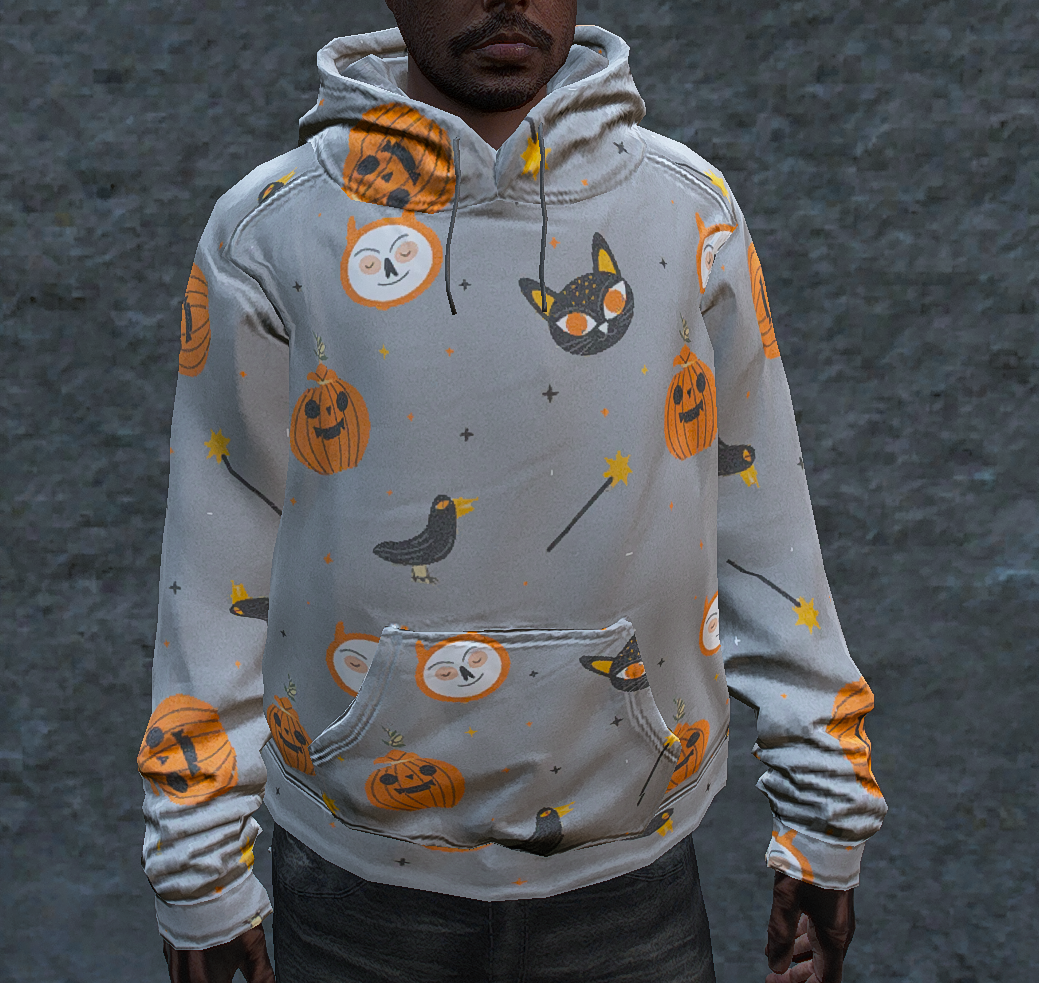 Halloween Pullover 2024 07