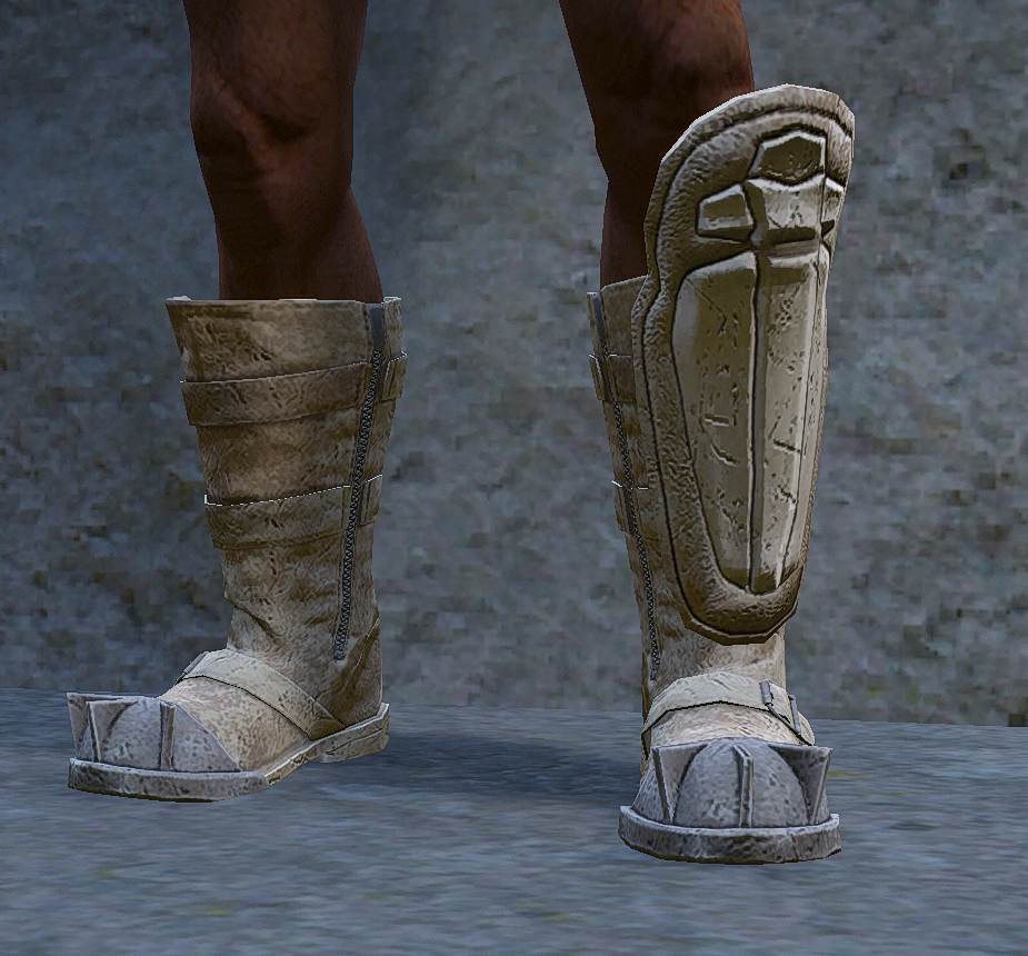 Beigefarbene Raider-Stiefel