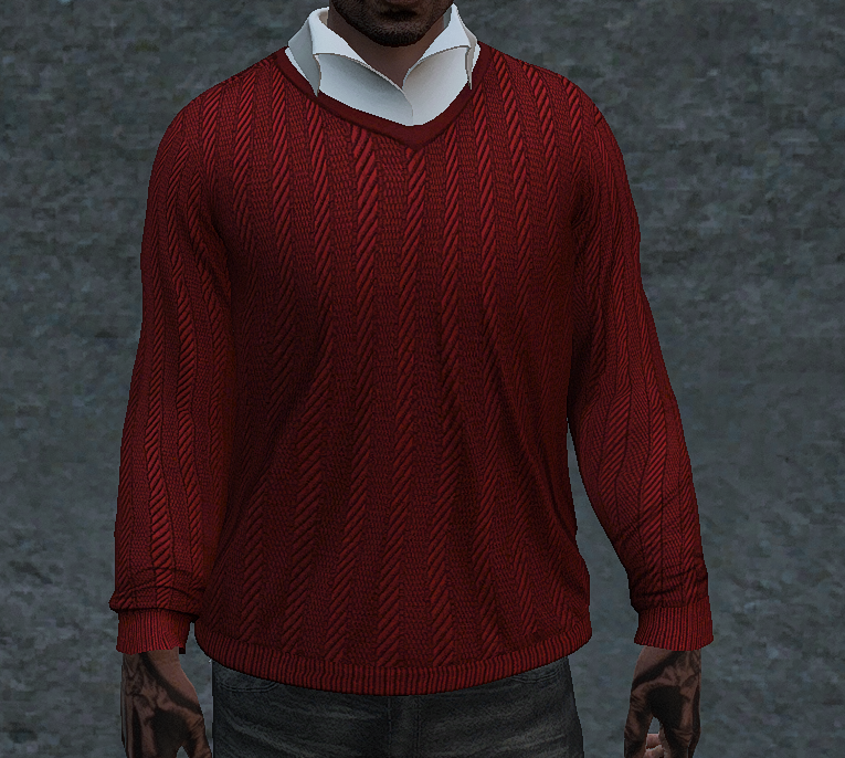 Wollpullover Rot