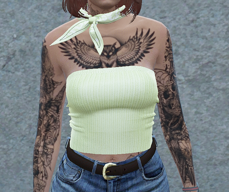 Top mit Bandana - 3
