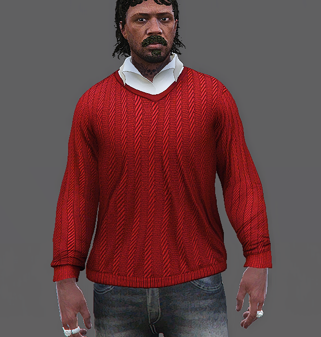 Wollpullover Rot