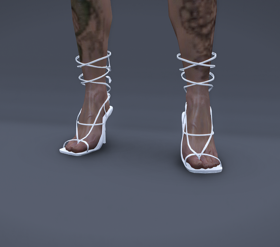 Geschnuerte High Heels - 2