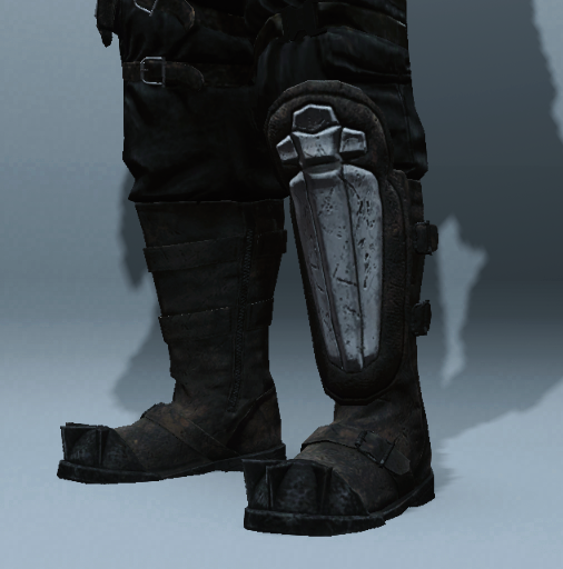 Braunweiße Raider-Stiefel