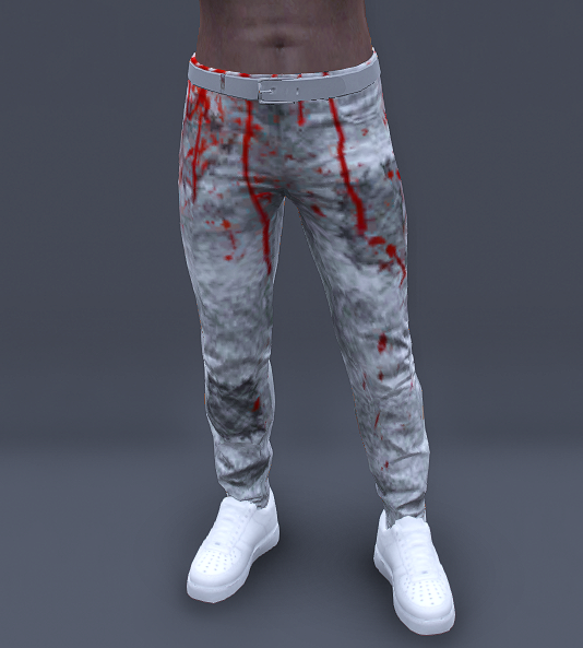 Straw Man Blutig - Hose