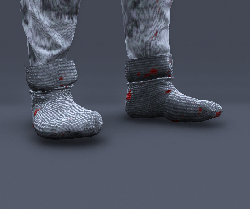 Straw Man Blutig Schuhe