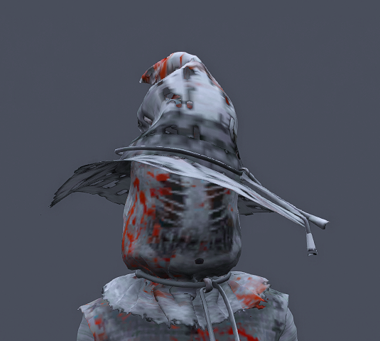 Straw Man Blutig Maske