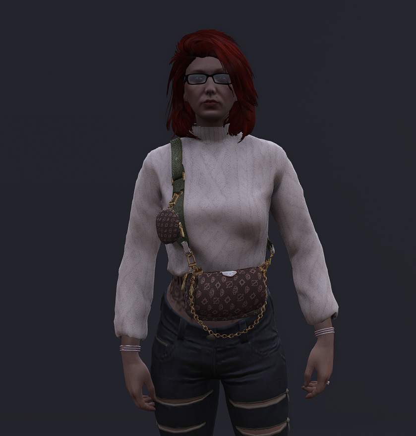 Sweater with LV Bag - 13